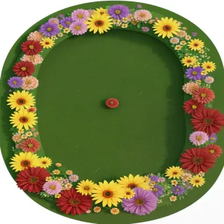 flower circle png