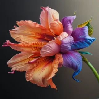 flower drawings color