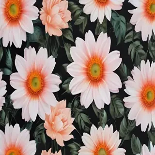 aesthetic flower painting