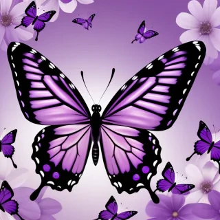 butterfly wallpaper purple