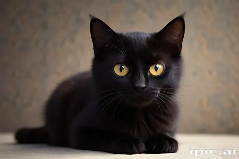 cute black cat wallpaper