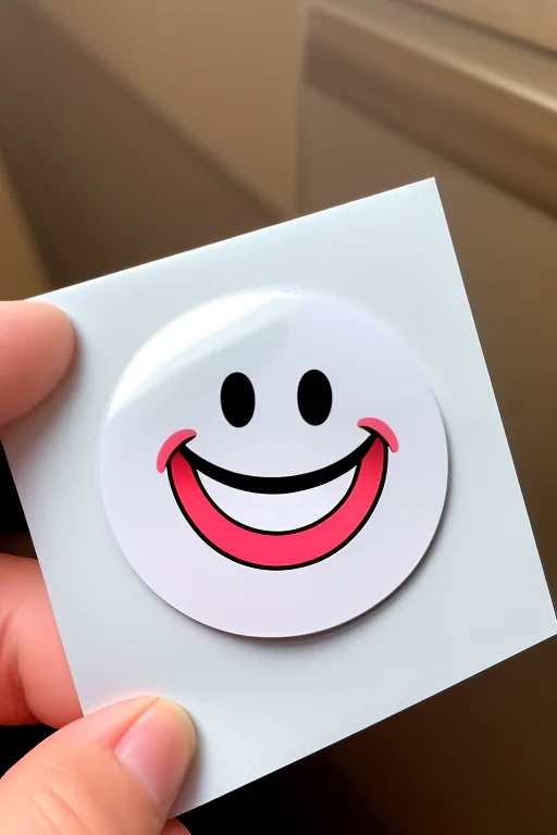 smiley face sticker png