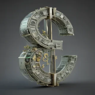dollar sign transparent