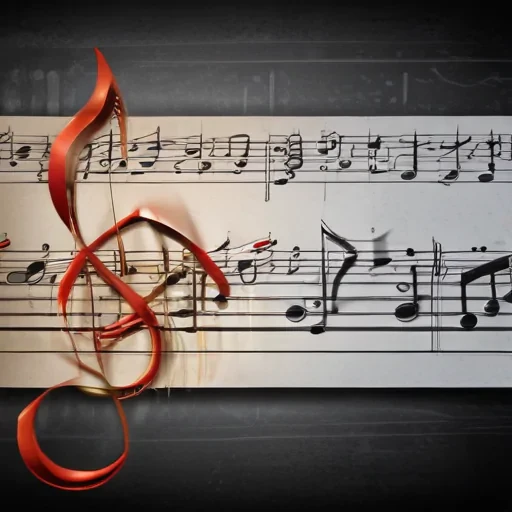 notes music background
