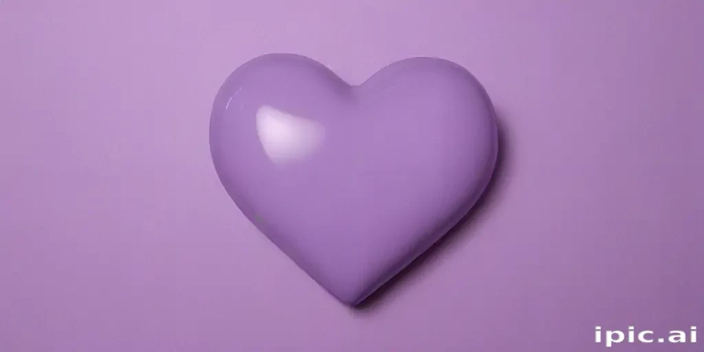 aesthetic purple heart