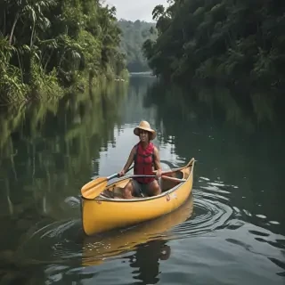 canoeing png