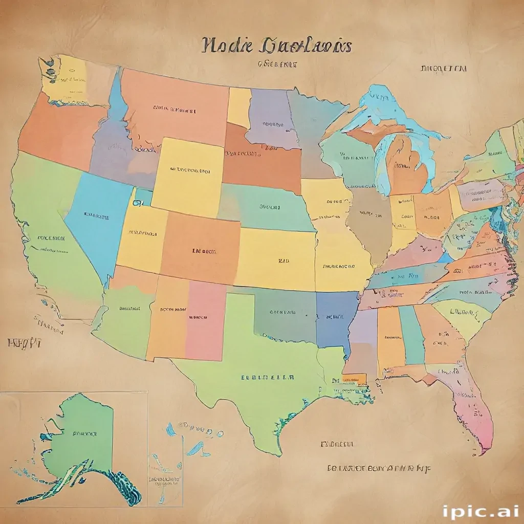us states on a map