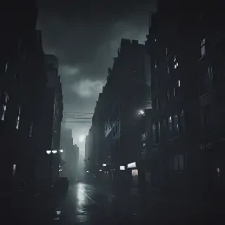 dark city background