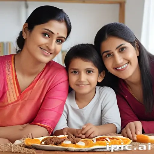 happy indian family