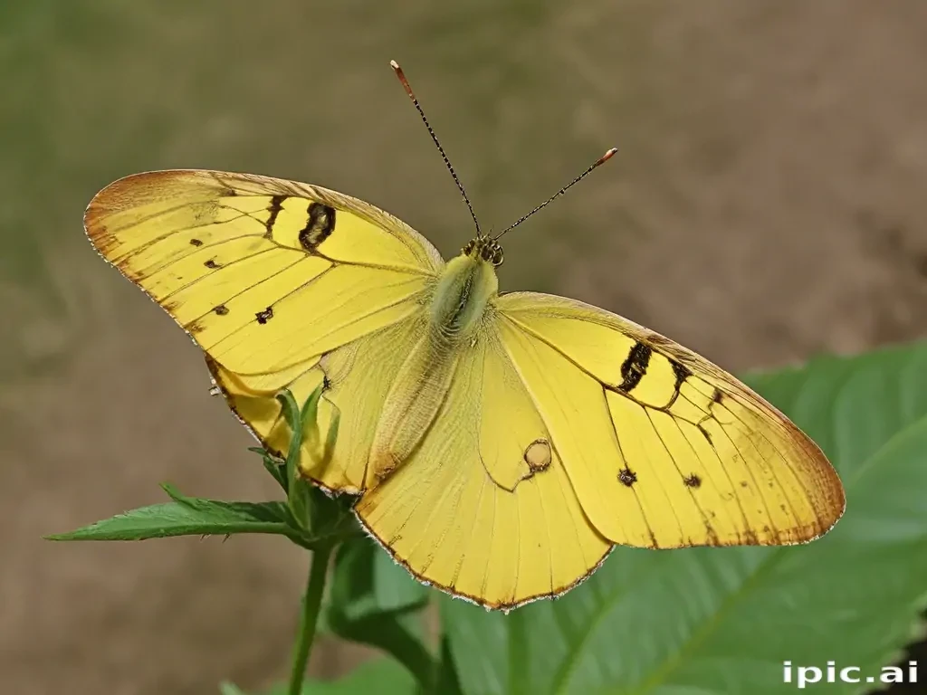 yellow butterfly