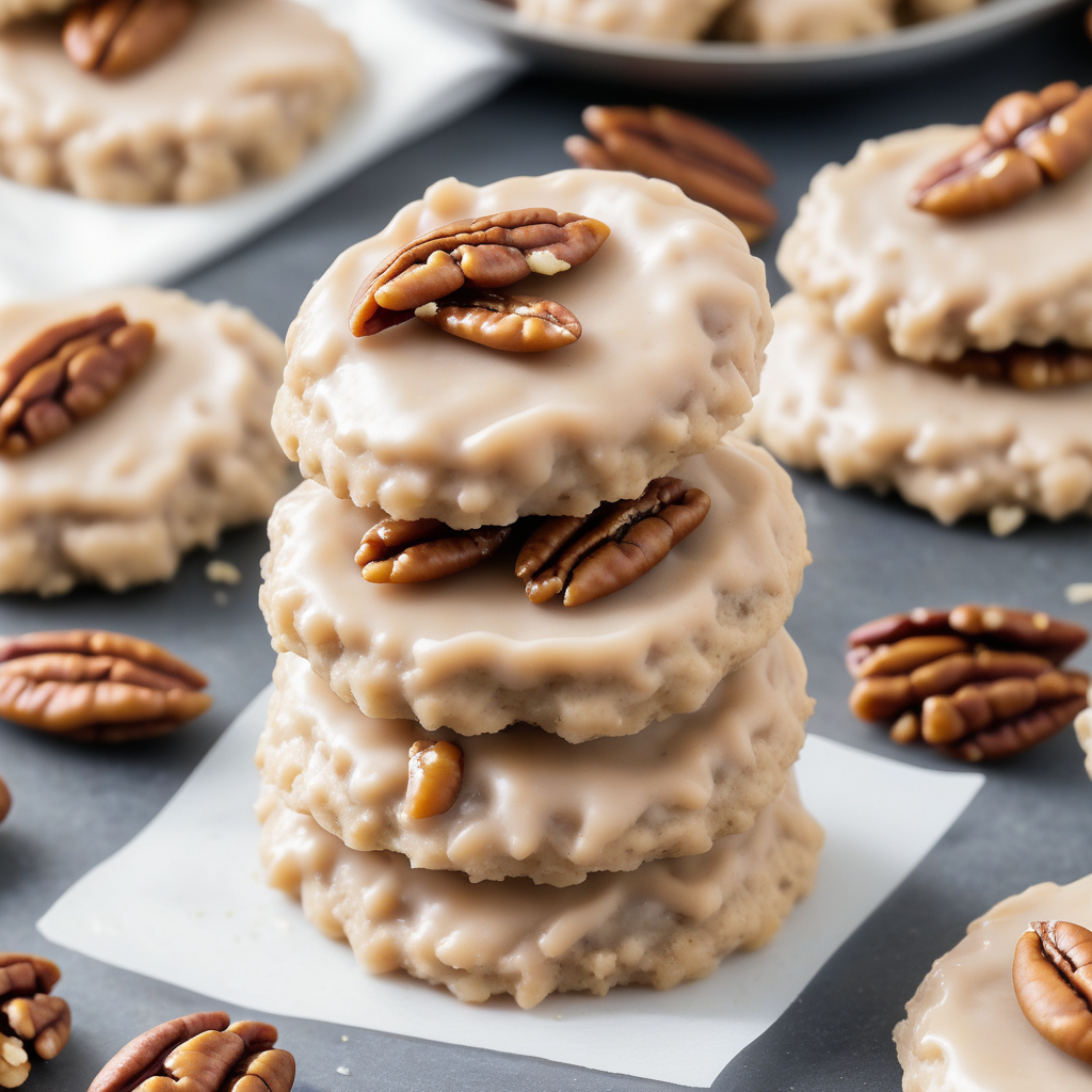no bake pecan praline cookies