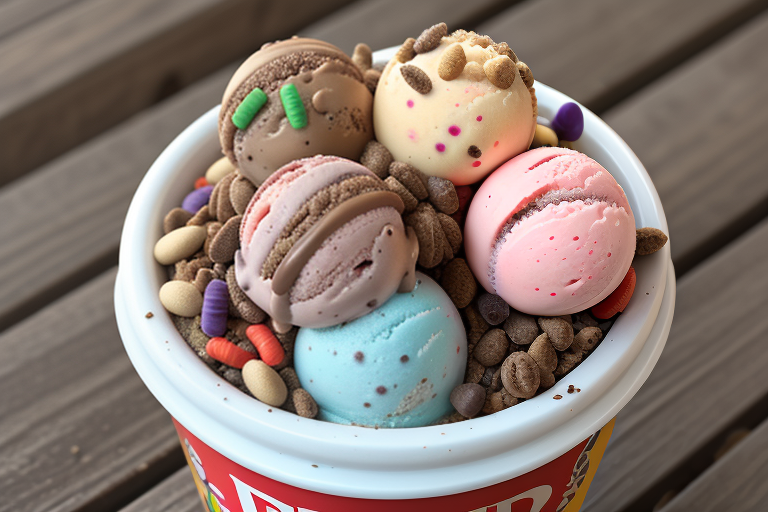 dirt and worms ice cream