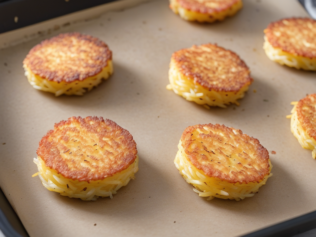 how to air fry hash brown patties