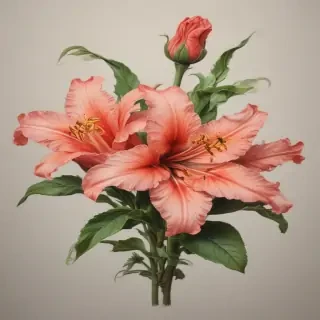 flower drawing png