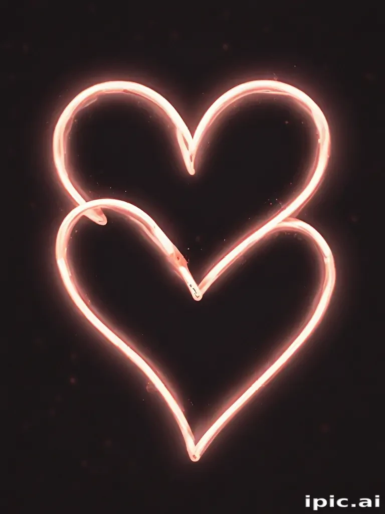 glow heart png