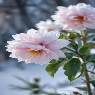 winter flower wallpaper background