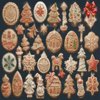 clip art christmas cookies