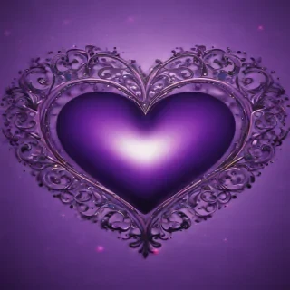 heart purple wallpaper