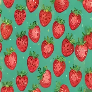 cute strawberry background