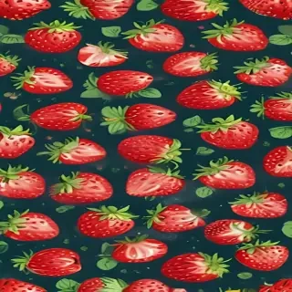 cute strawberry background