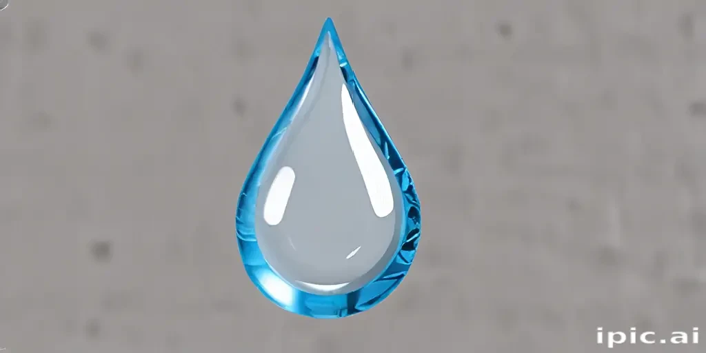 clipart drop of water