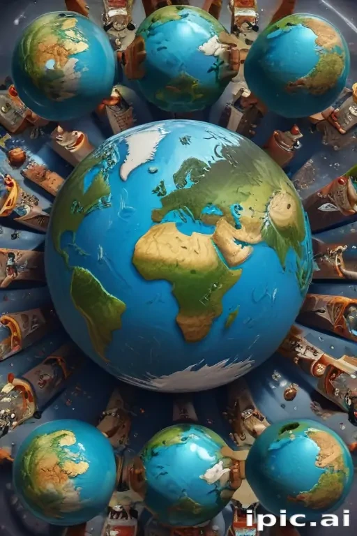 cartoon picture of planet earth