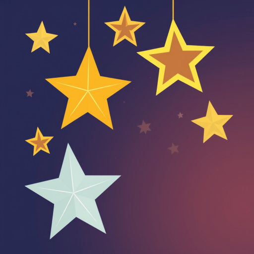 christmas stars clipart