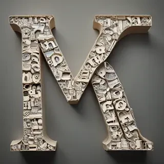 letters as images