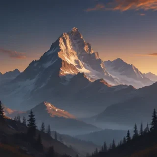 mountain silhouette