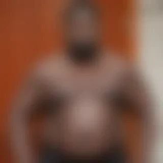 black fat man