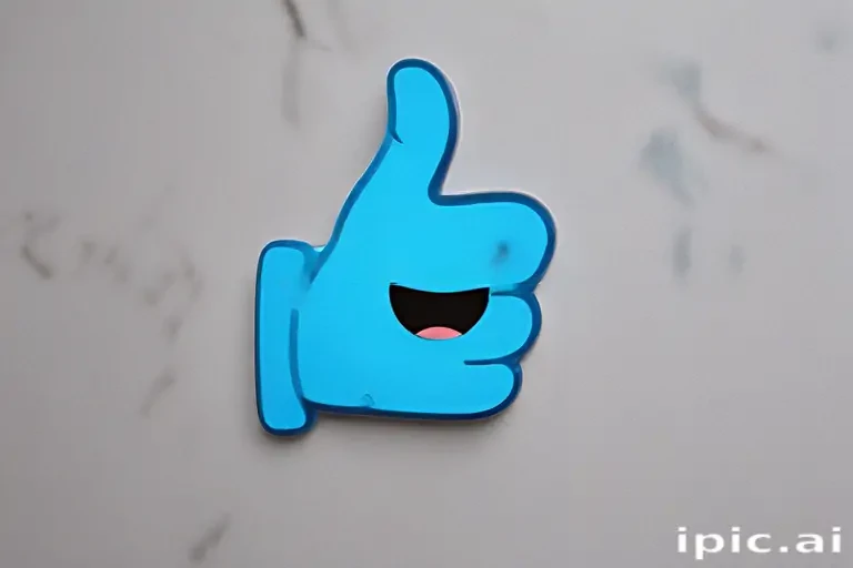 blue thumbs up emoji