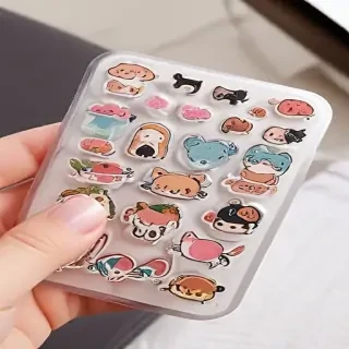 transparent cute stickers