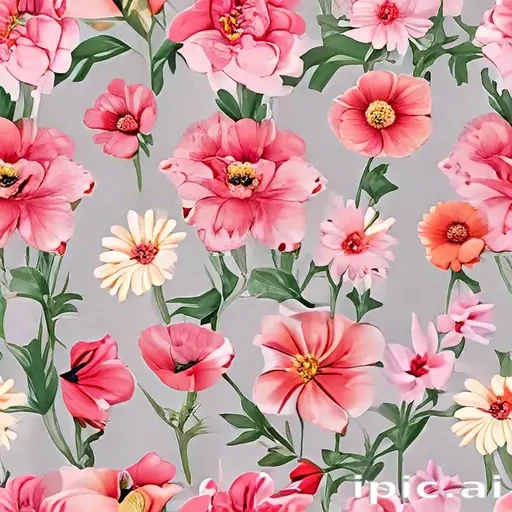 flowers clear background