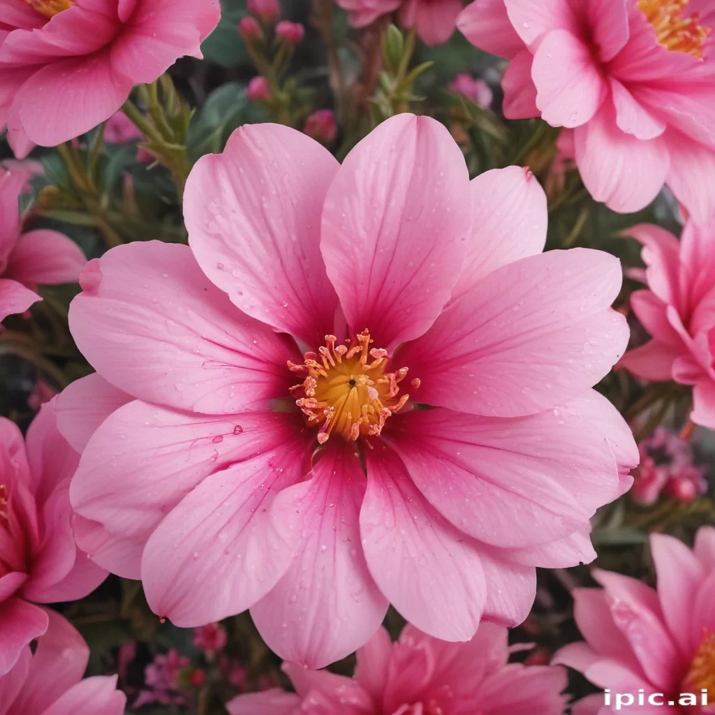 pink flower background