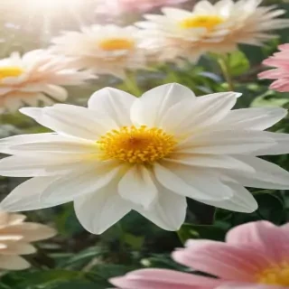 light flower background