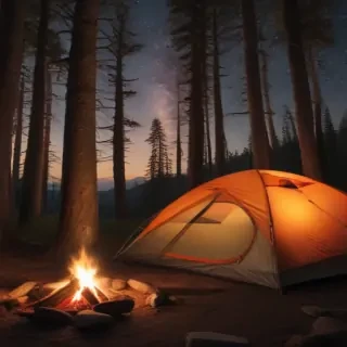 camping background