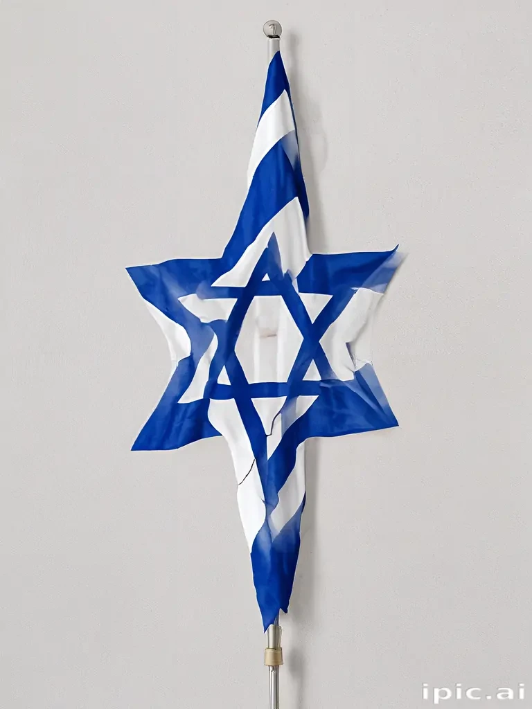 transparent israel flag