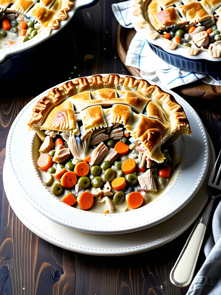 what side dish goes well with chicken pot pie