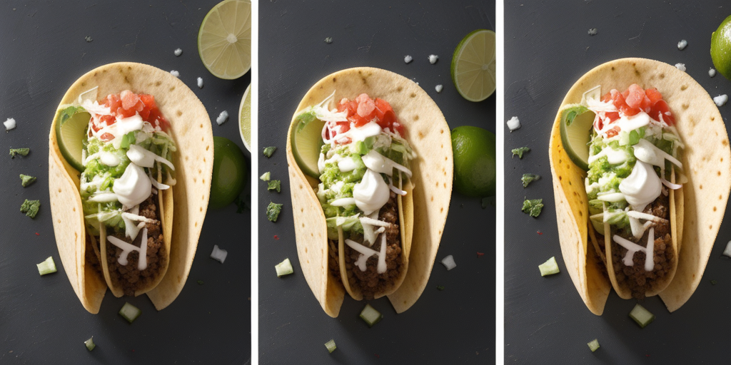 taco topper infused with lime