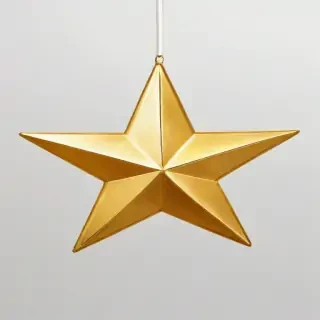transparent gold star