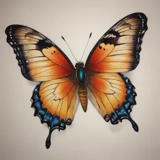 butterfly drawing picture