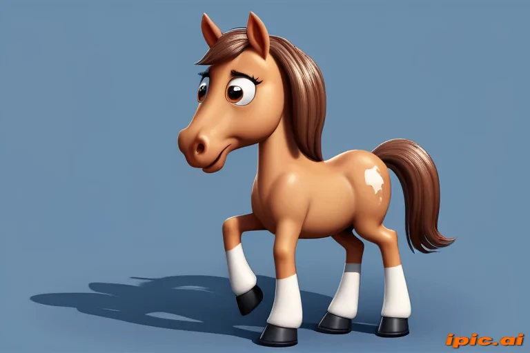 image of a cartoon horse