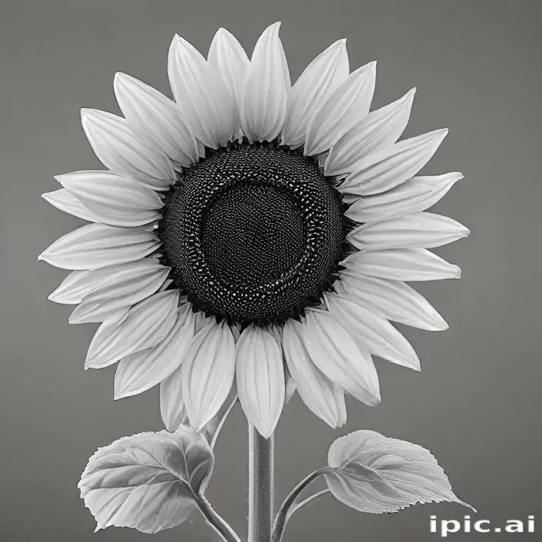 sunflower outline