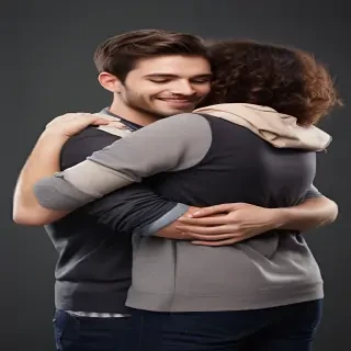 hugging png