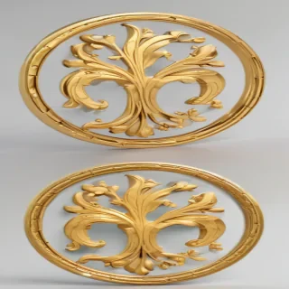 gold circle png