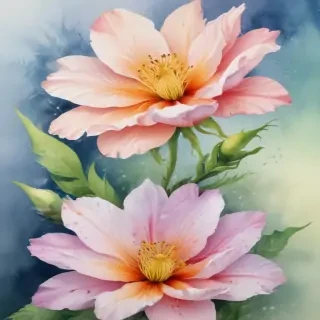 watercolor flower images