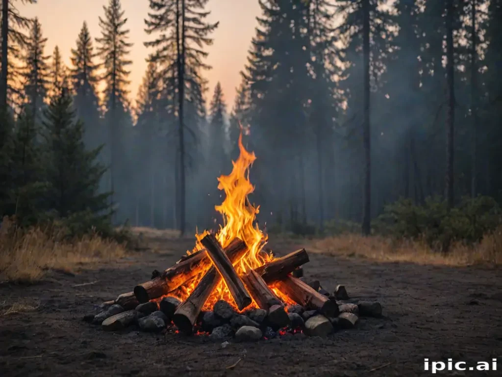 camp fire png