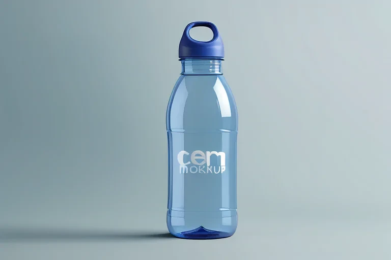 water bottle mockup