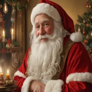 images of vintage santa