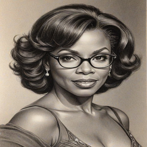 Exquisite Sheryl Lee Ralph, pencil sketch, portrait of Elegant woman 1951s in glasses, hair style beatnik, outline, clear lines, fine lines, 8k
